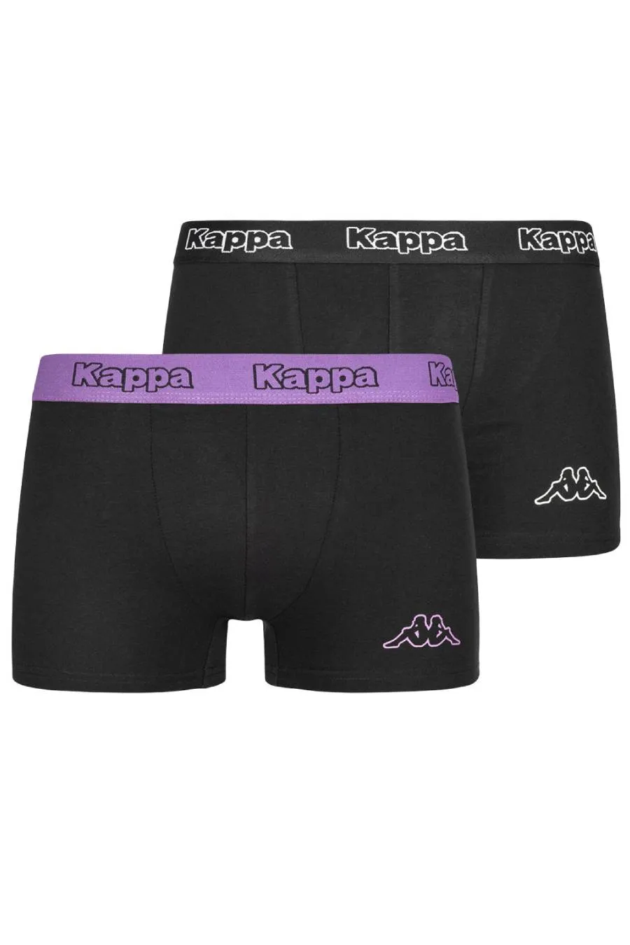 2 x Kappa Trunks Mens Black Boxers Underwear Trunk Boxer Shorts S M L Xl Xxl