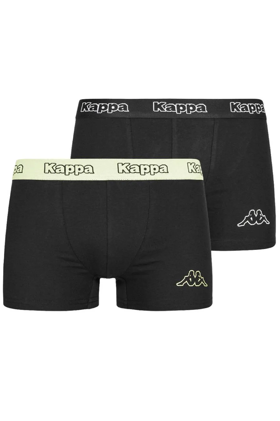 2 x Kappa Trunks Mens Black Boxers Underwear Trunk Boxer Shorts S M L Xl Xxl