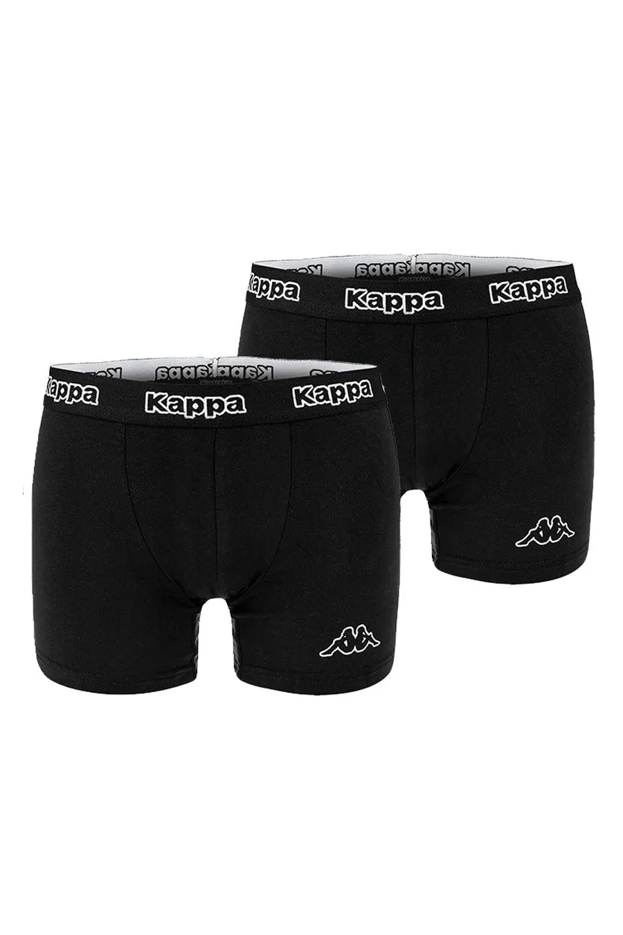 2 x Kappa Trunks Mens Black Boxers Underwear Trunk Boxer Shorts S M L Xl Xxl