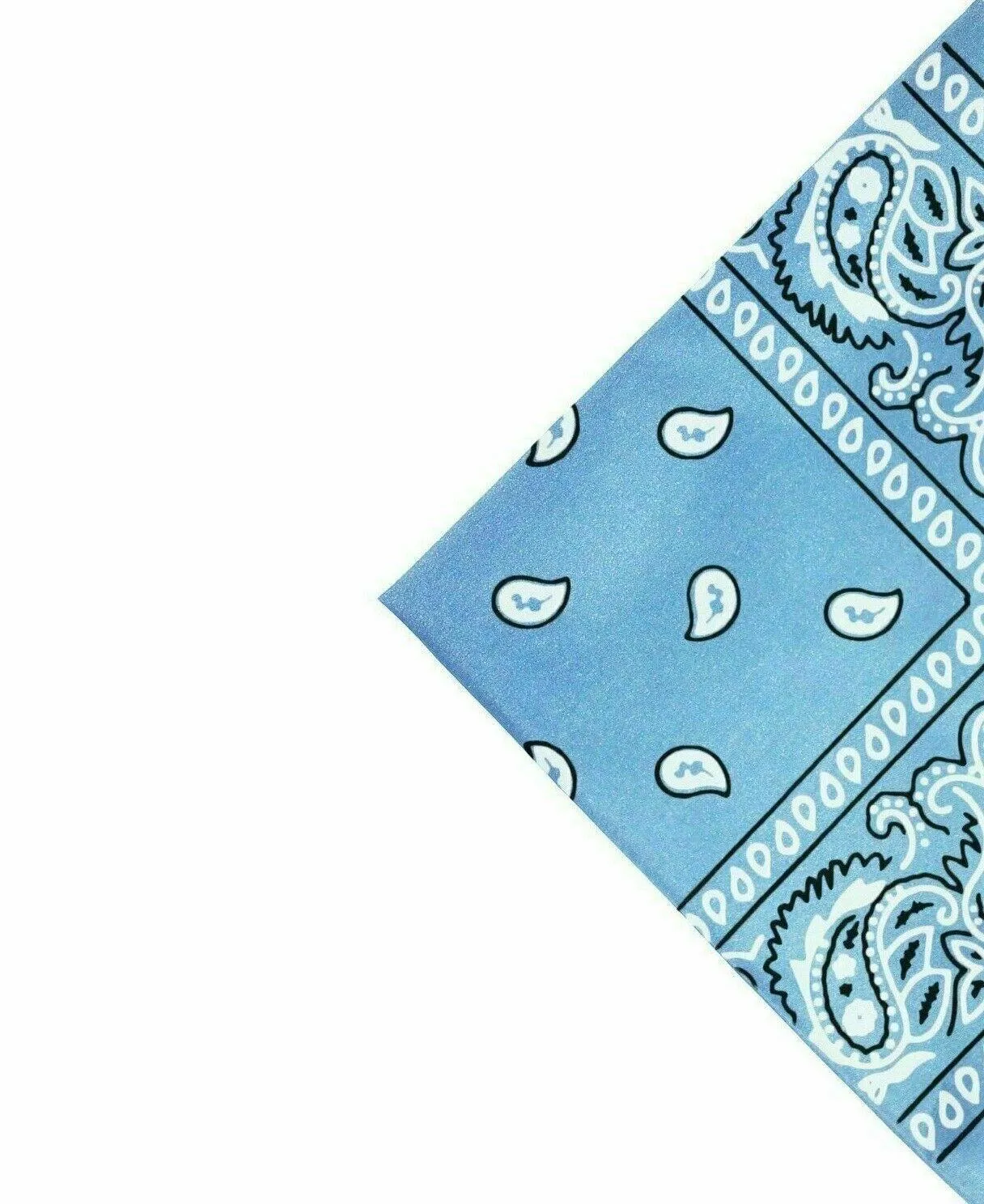 5 Pack Premium Unisex Paisley Bandanas Headbands