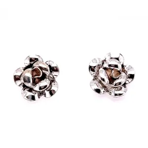 A60 Medium Rose Post Earrings