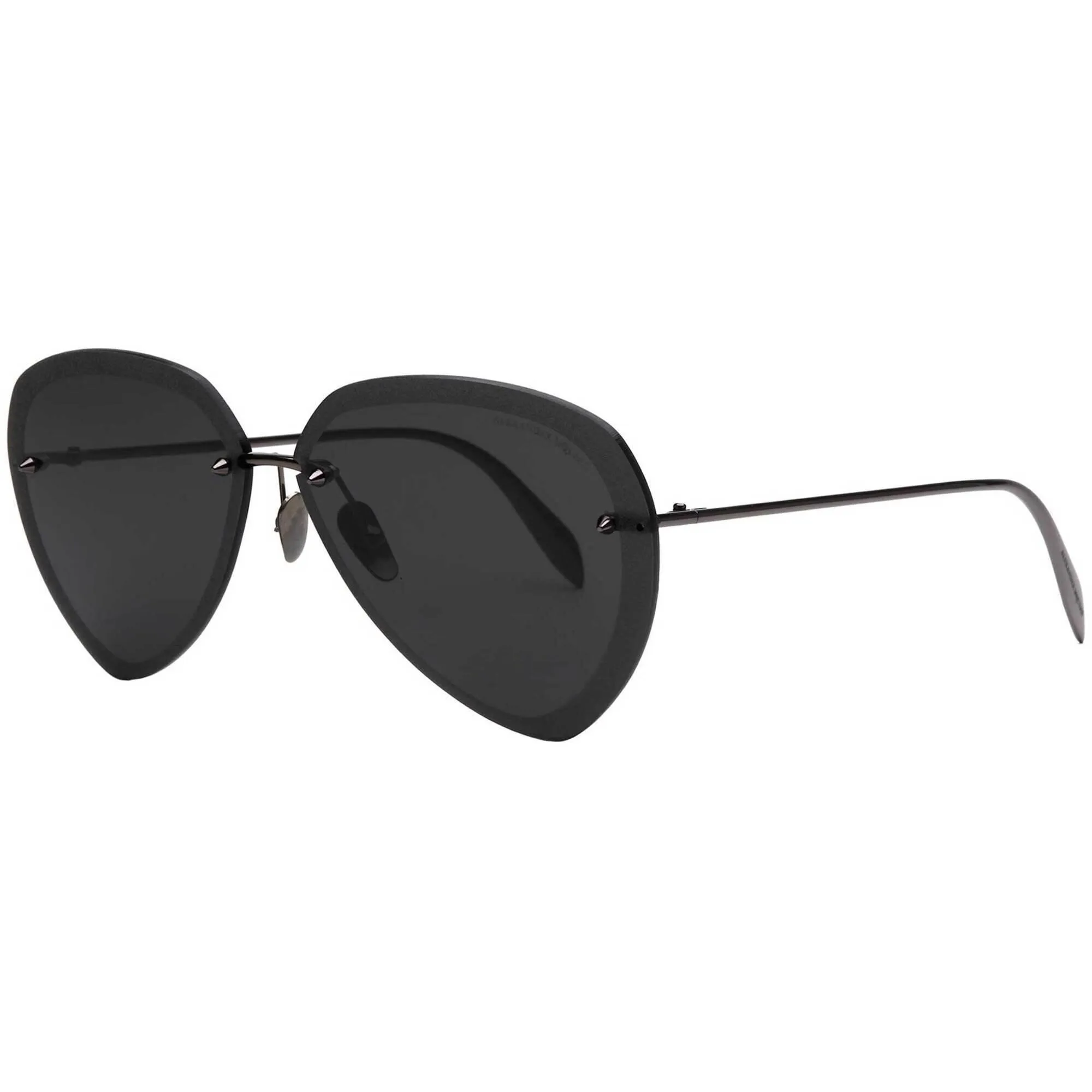 Alexander Mcqueen Unisex Sunglasses - Aviator Frame | ALEXANDER MCQUEEN AM0120SA 001