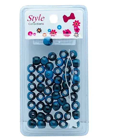 Beauty Collection Style Collection Pattern Beads BD012 Black And Blue