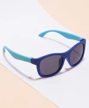 BIKER SUNGLASSES - DARK BLUE