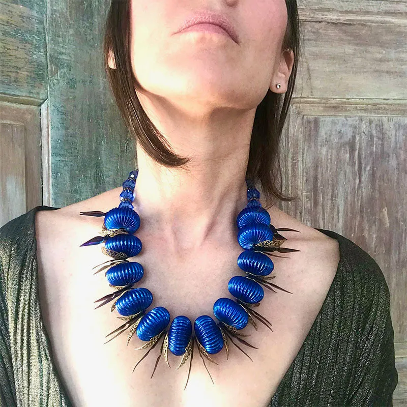 BLOOD LUST OOAK STATEMENT NECKLACE