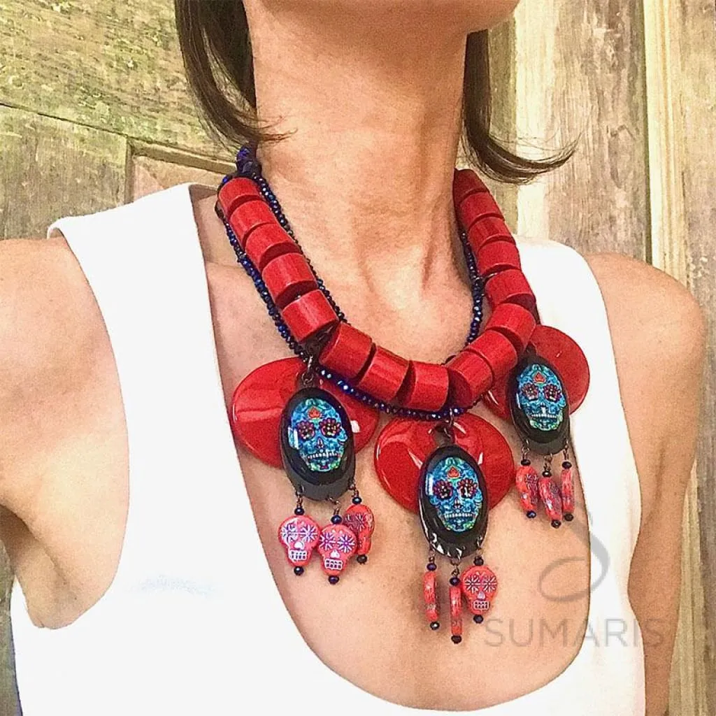 BLOOD SUGAR OOAK STATEMENT NECKLACE