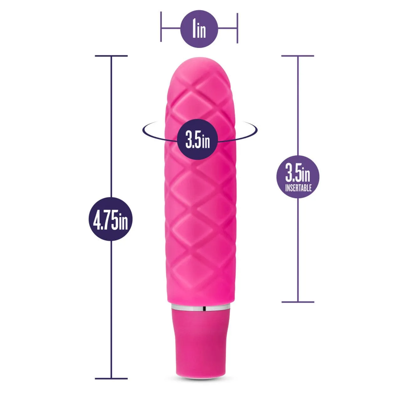 Blush Novelties - Luxe Cozi Mini Stimulator Bullet Vibrator (Fuchsia)