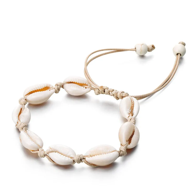 Bohemian Shell Anklets for Women Summer Beach Barefoot Bracelet Ankle