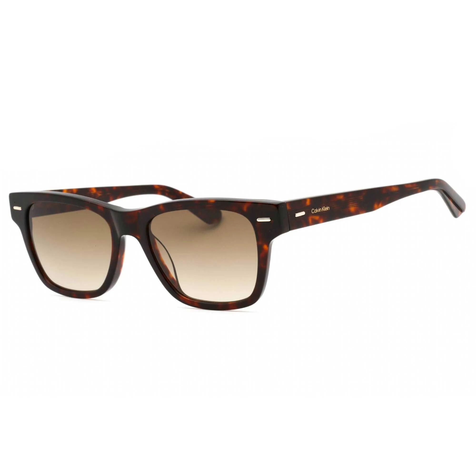 Calvin Klein Men's Sunglasses - Brown Havana Acetate Square Full Rim | CK21528S 220