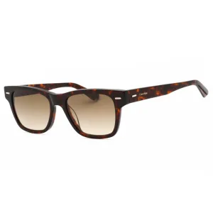 Calvin Klein Men's Sunglasses - Brown Havana Acetate Square Full Rim | CK21528S 220