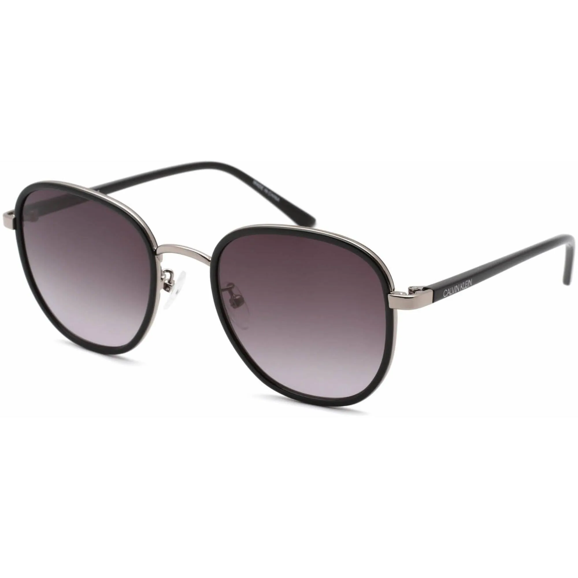 Calvin Klein Unisex Sunglasses - Gun Metal Round Frame | CALVIN KLEIN CK19323SK 008