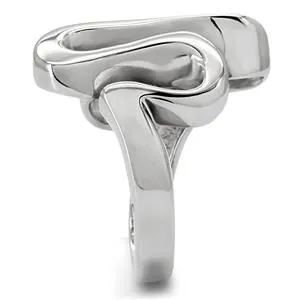 CJ7845OS Wholesale Whimsical Stainless Steel Wave Ring