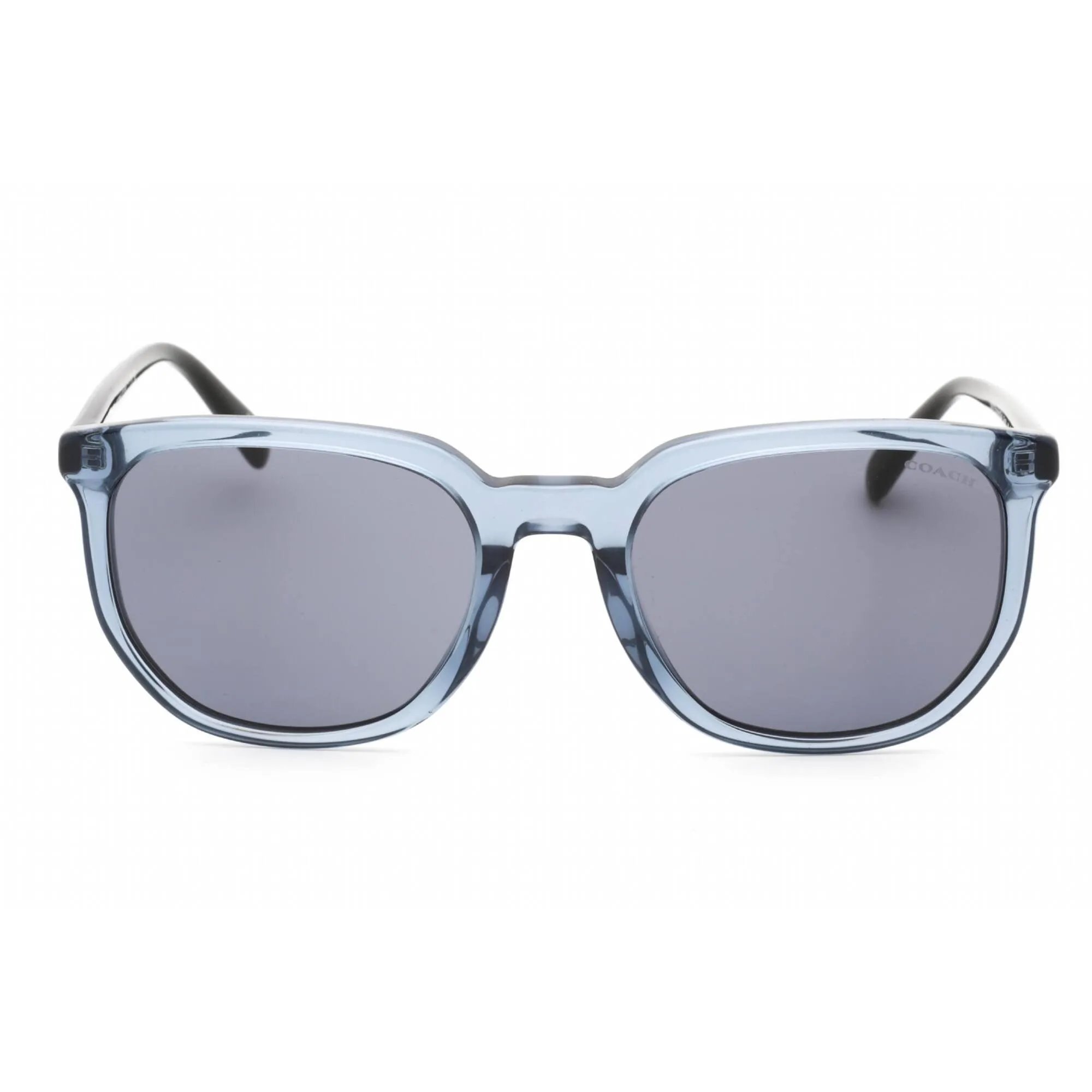 Coach Women's Sunglasses - Transparent Blue Plastic Square Frame | 0HC8384U 579487