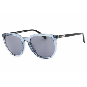 Coach Women's Sunglasses - Transparent Blue Plastic Square Frame | 0HC8384U 579487