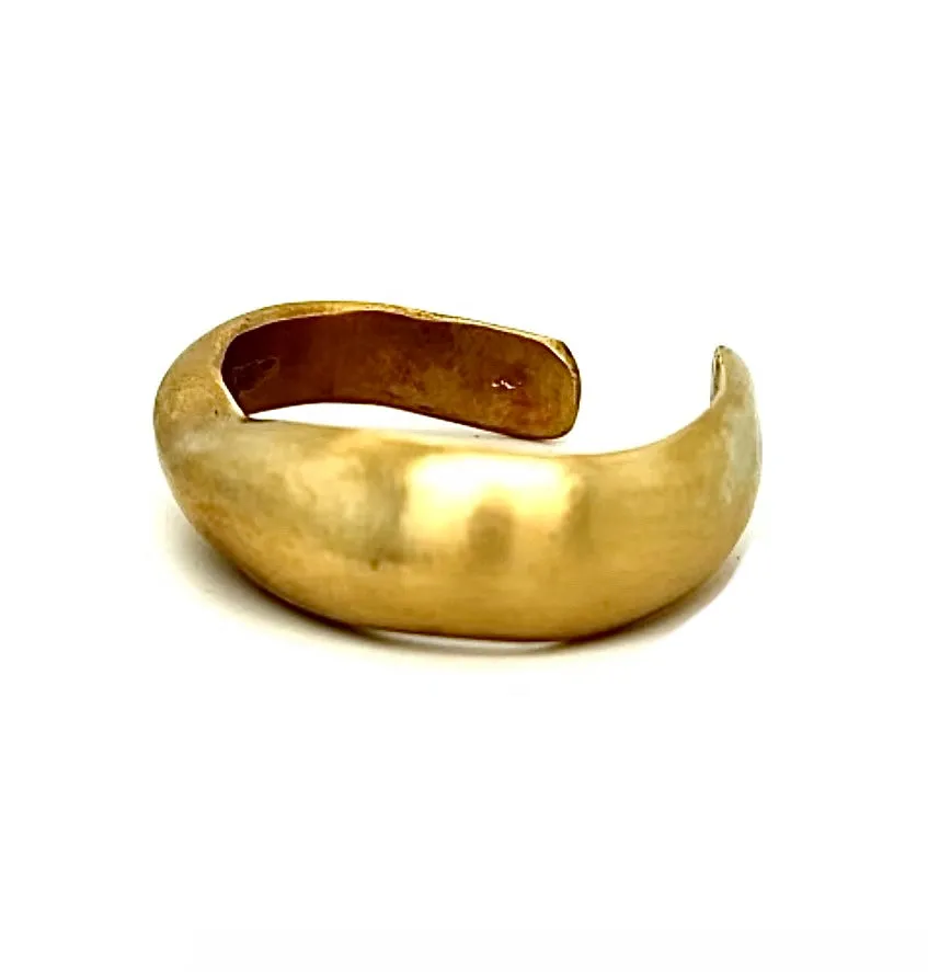 Divine Bronze Wide Cuff