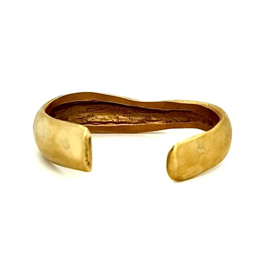 Divine Bronze Wide Cuff