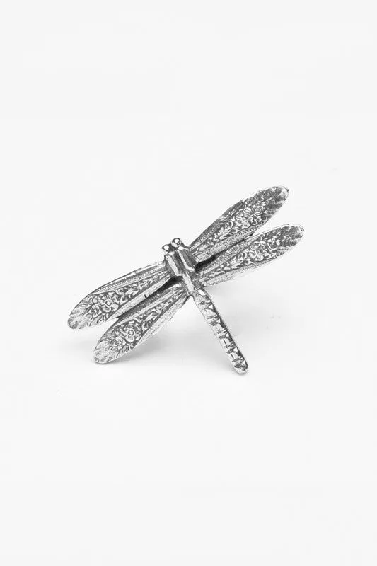 Dragonfly Sterling Silver Spoon Ring