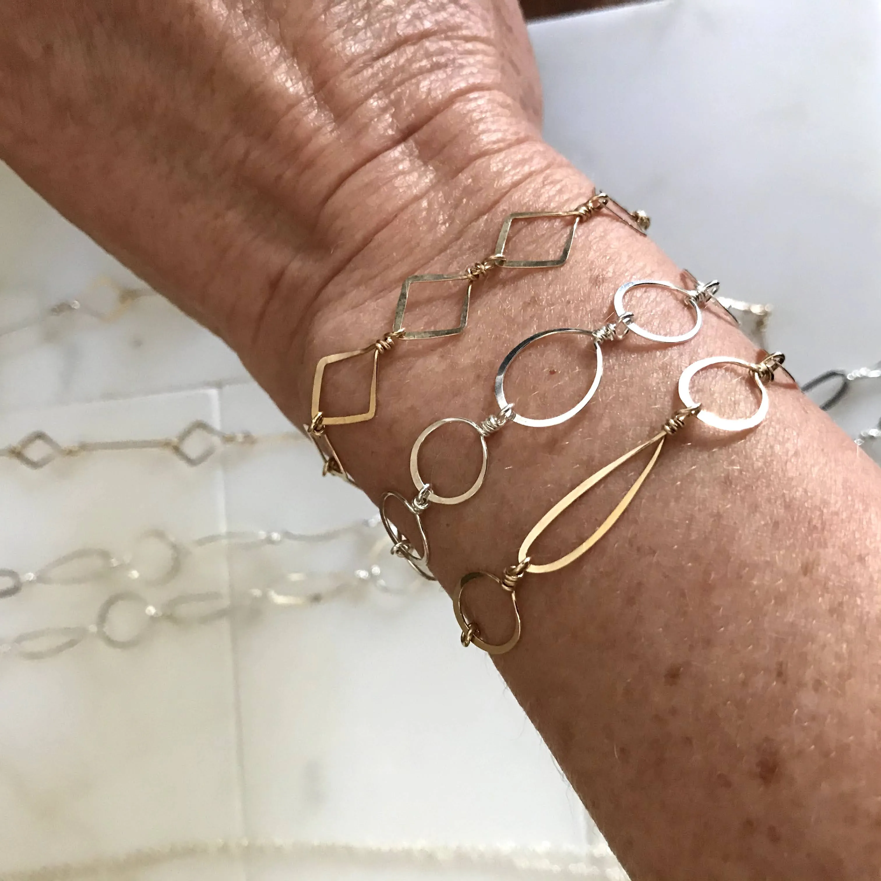 Elegant Handmade Chain Bracelet