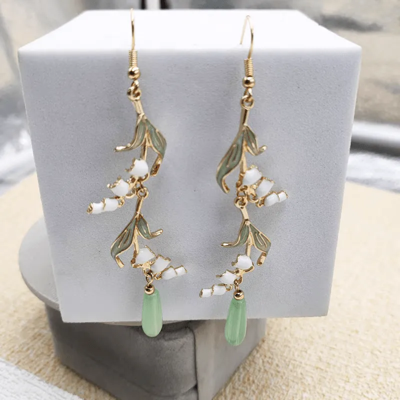 Elegant Lily Of The Valley Earrings SK607