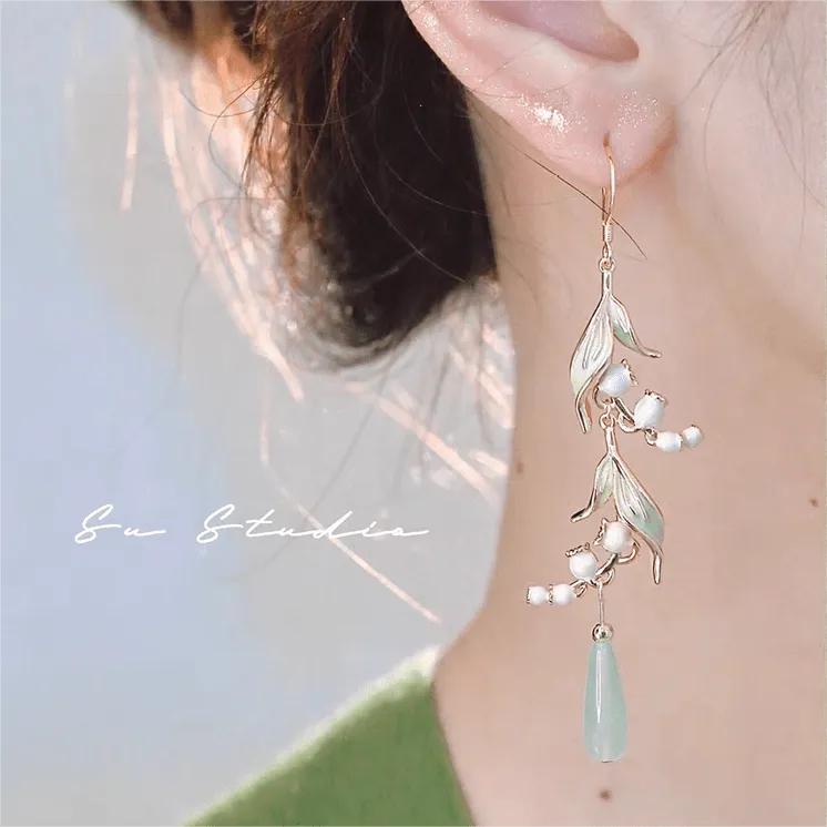 Elegant Lily Of The Valley Earrings SK607