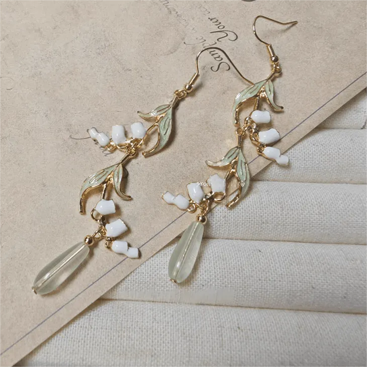 Elegant Lily Of The Valley Earrings SK607