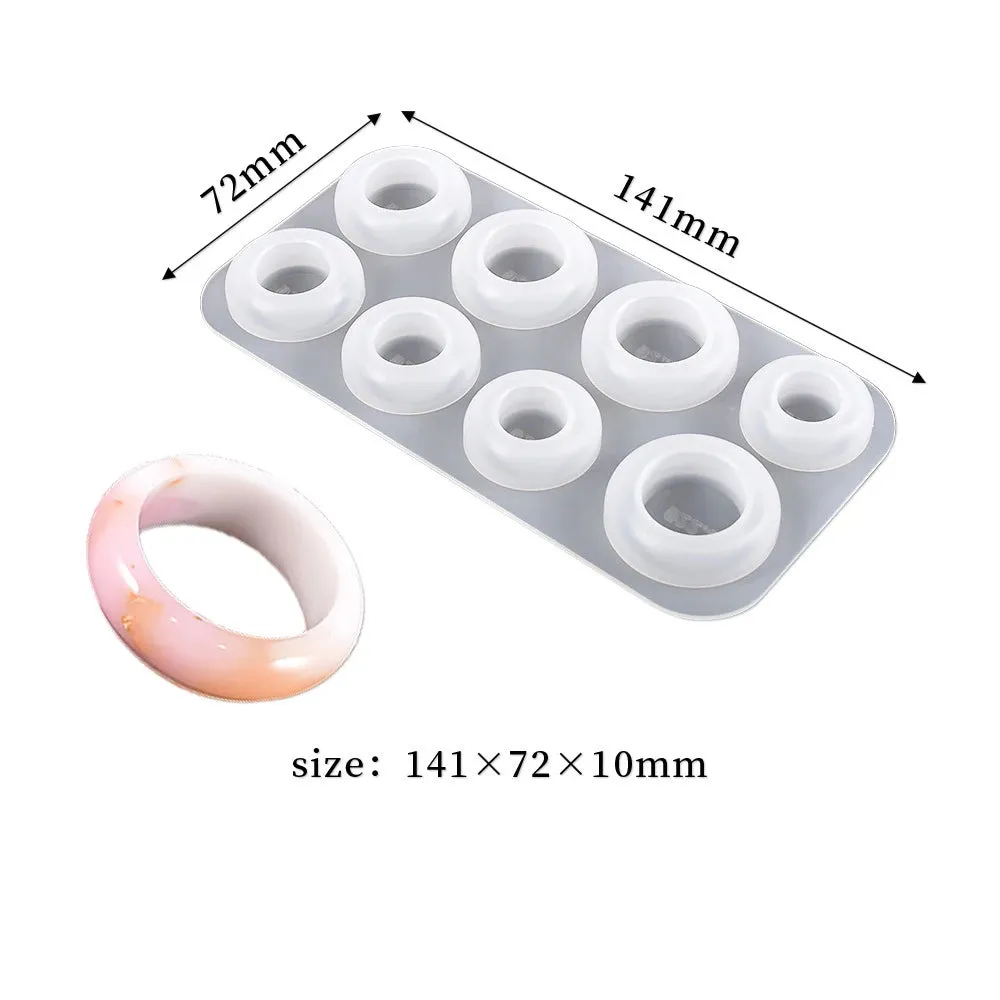 ELMAS DIY Cat Ear Epoxy Resin Ring Mold for Handmade Jewelry