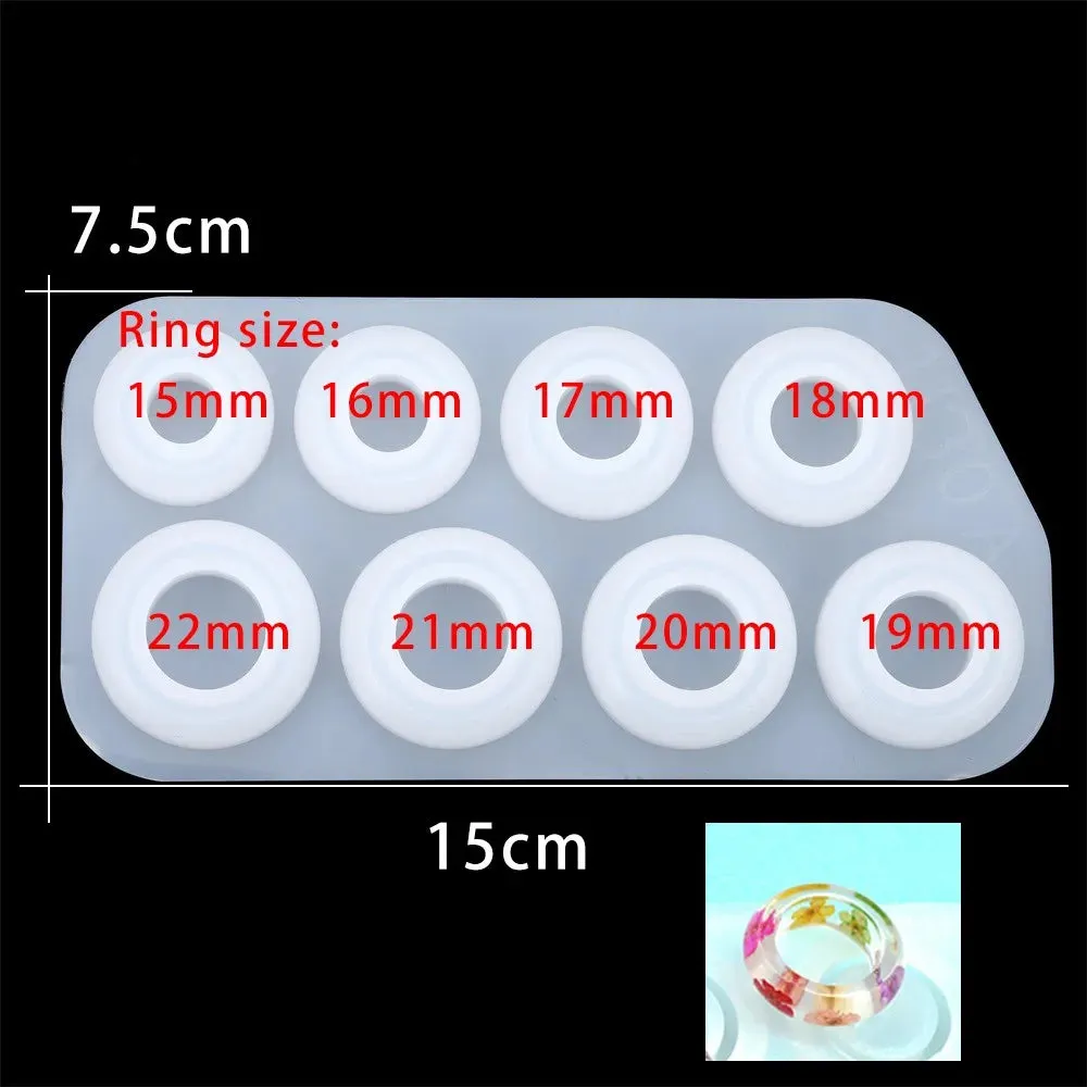 ELMAS DIY Cat Ear Epoxy Resin Ring Mold for Handmade Jewelry