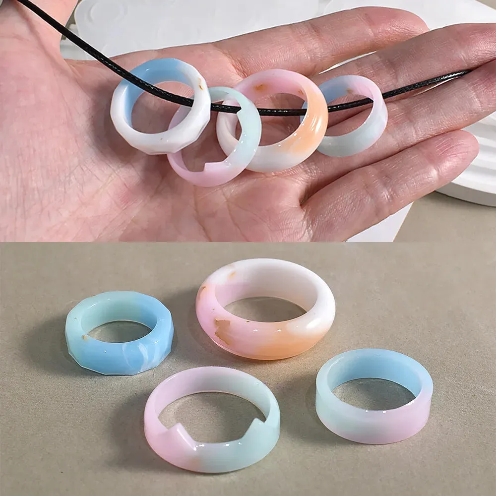 ELMAS DIY Cat Ear Epoxy Resin Ring Mold for Handmade Jewelry