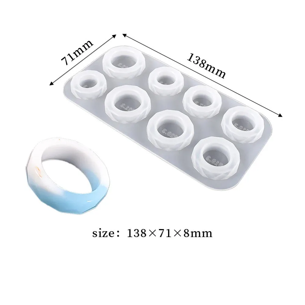 ELMAS DIY Cat Ear Epoxy Resin Ring Mold for Handmade Jewelry