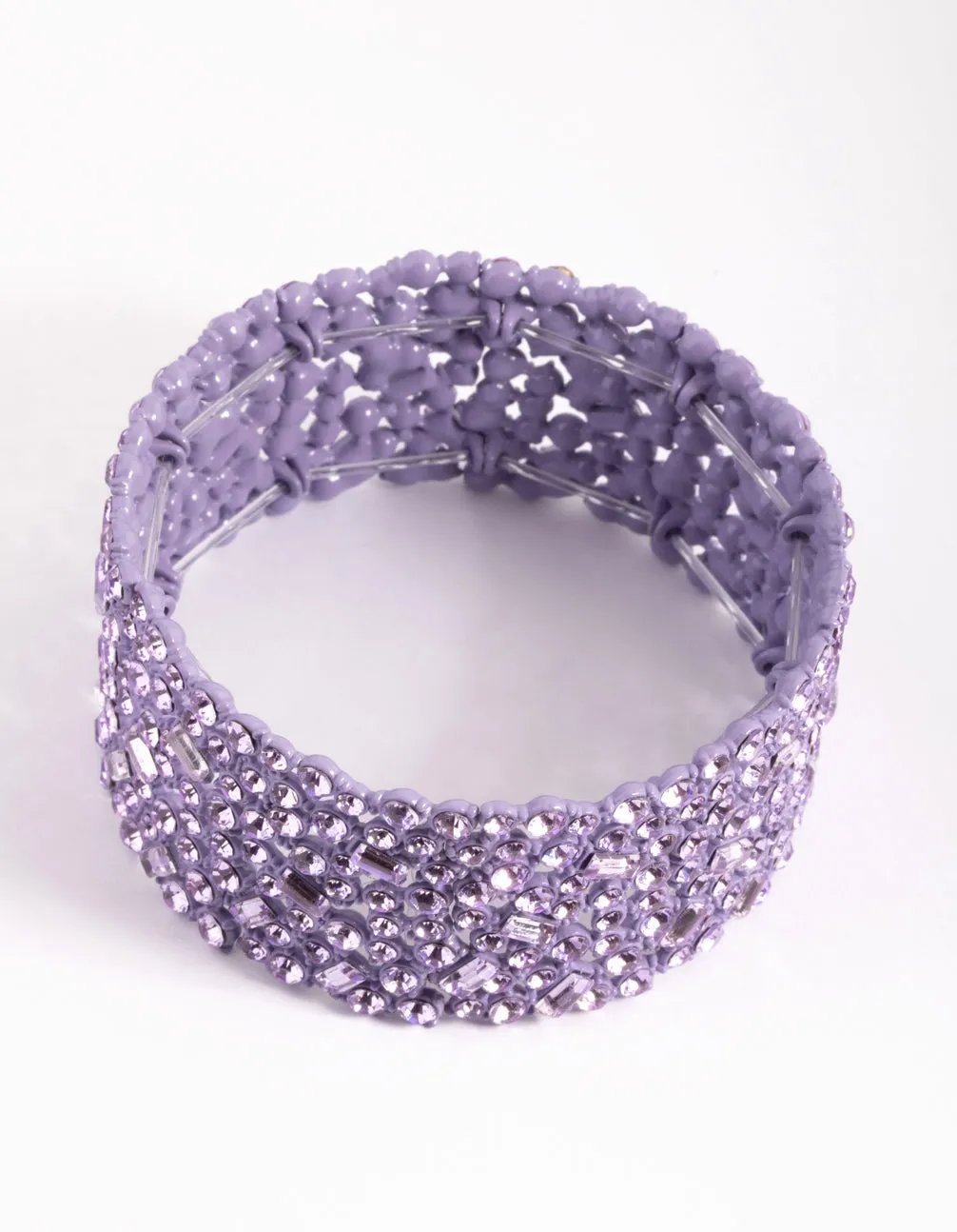 Embellished Stone Stretch Bracelet