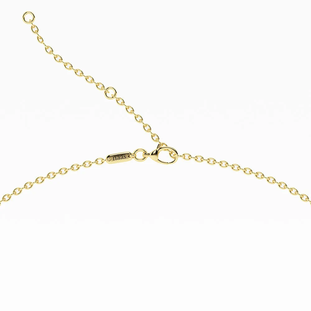 Empowering 6.8ct Trillion Necklace