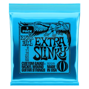 Ernie Ball Extra Slinky  8-38 (3 Set Pack)