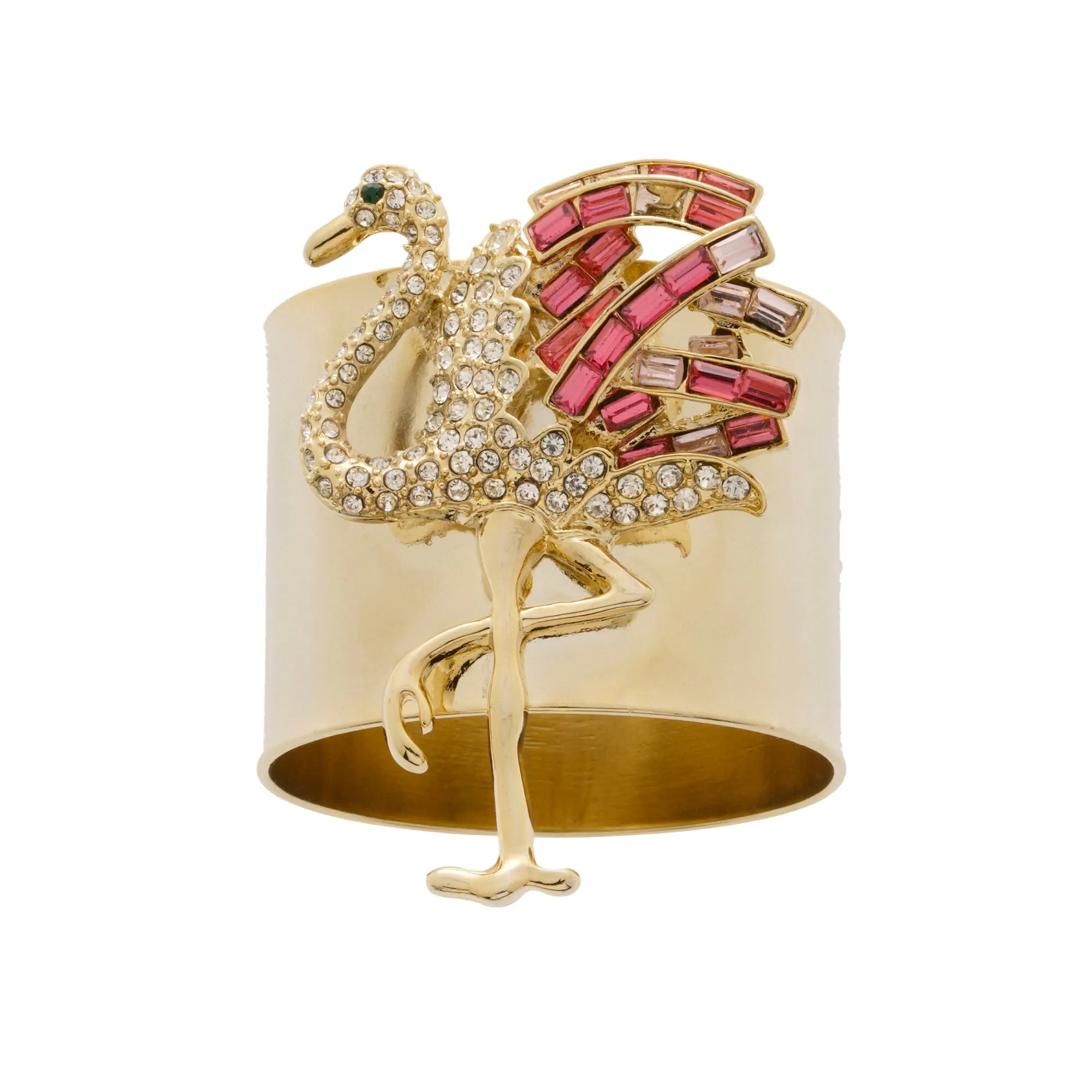 Flamingo Napkin Rings, Set Of Two