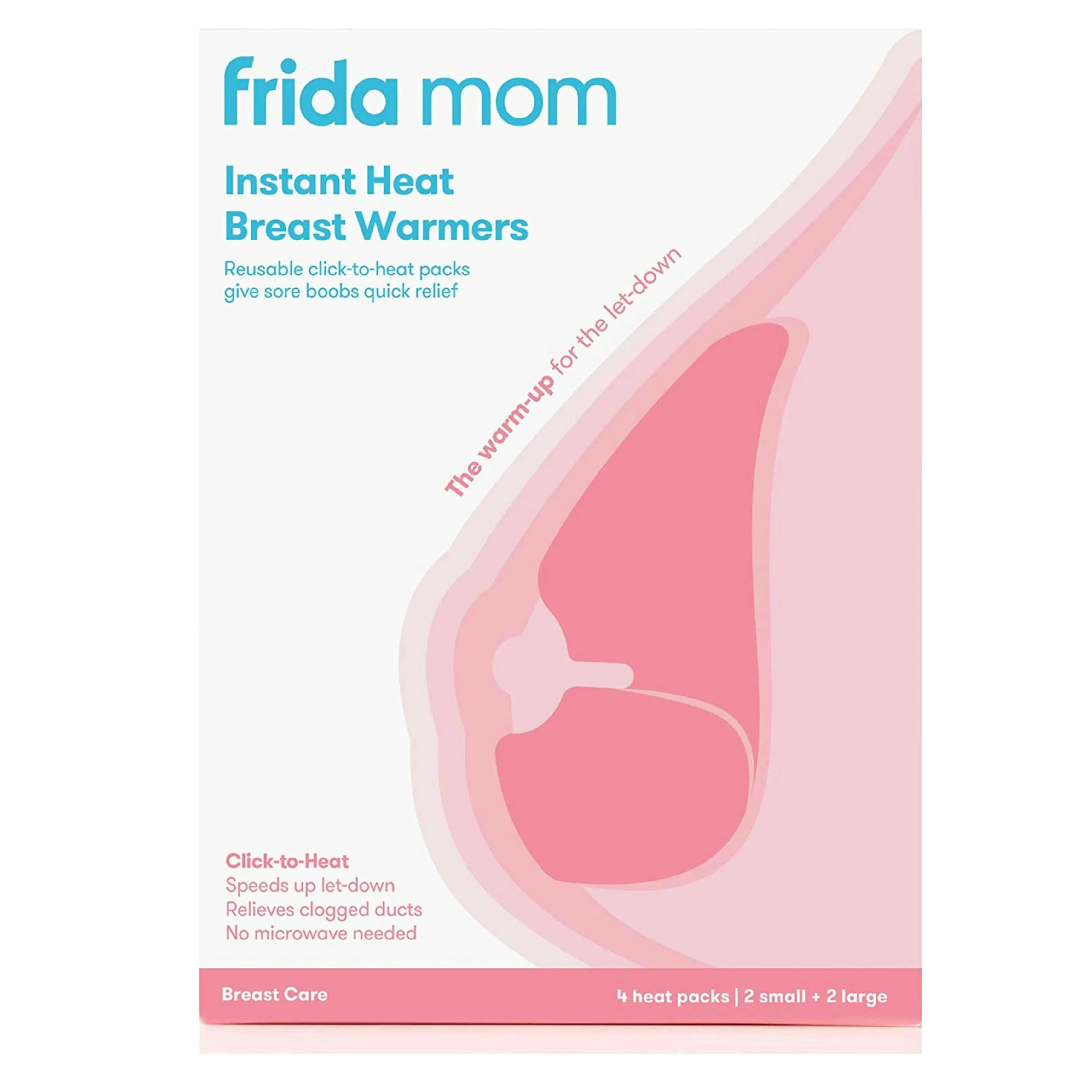 Frida Mom Instant Heat Reusable Breast Warmers - Reusable