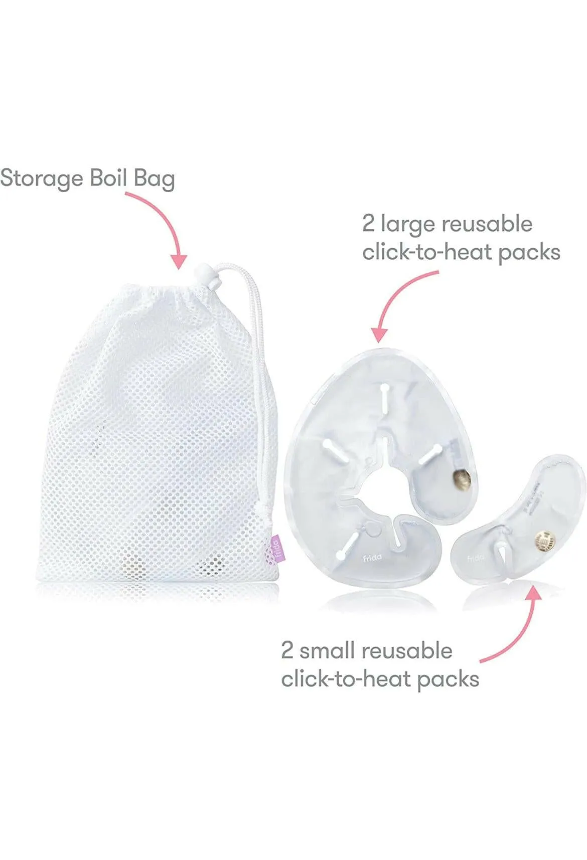 Frida Mom Instant Heat Reusable Breast Warmers - Reusable