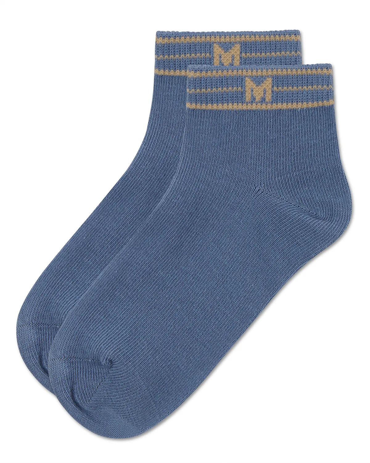 Girls' M Multi Line Anklet Socks