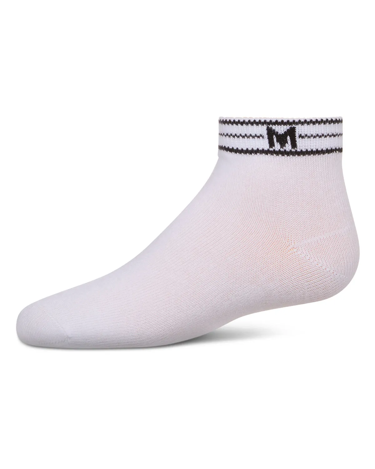 Girls' M Multi Line Anklet Socks