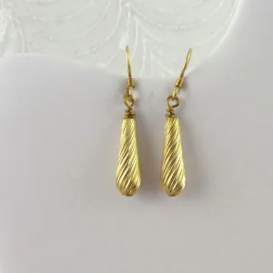 Gold Teardrop Earrings