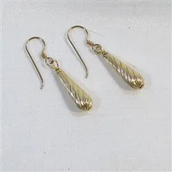 Gold Teardrop Earrings