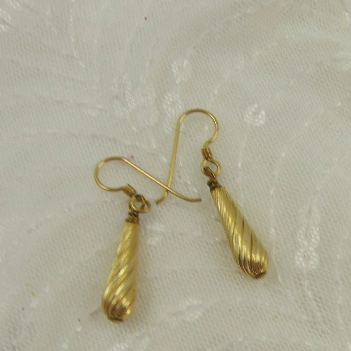 Gold Teardrop Earrings