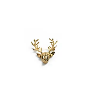 Golden Antler Brooch