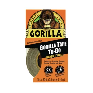 Gorilla Tape (Convenient Travel Size) 1 in. x 30 ft