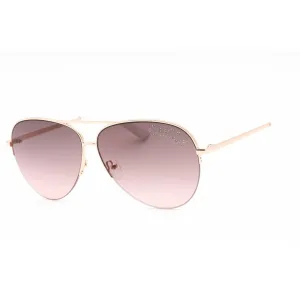 Guess Factory Women's Sunglasses - Shiny Rose Gold Metal Frame | GF6126 28T