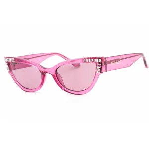 Guess Women's Sunglasses - Transparent Violet Cat Eye Full Rim Frame | GU7901 83Y