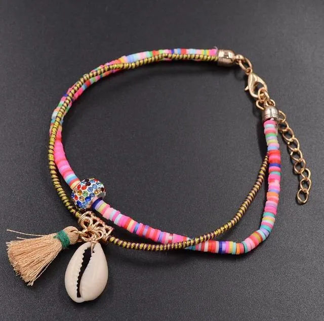 handmade shell Anklet bracelets bohemia Anklets for women