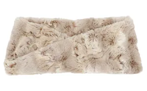 Headband - Luxury Faux Fur in Café Au Lait