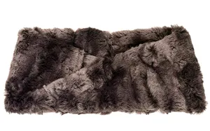 Headband - Luxury Faux Fur in Espresso Bean