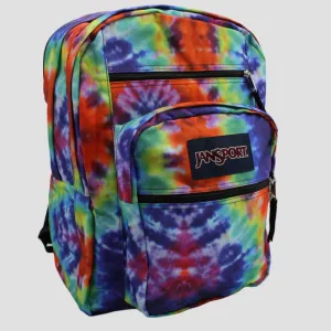 Jansport Red/Multi Hippie Days Big Student Backpack