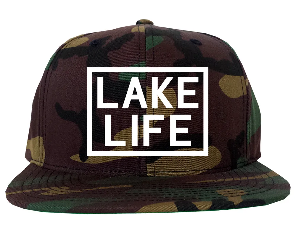 Lake Life Box Mens Snapback Hat