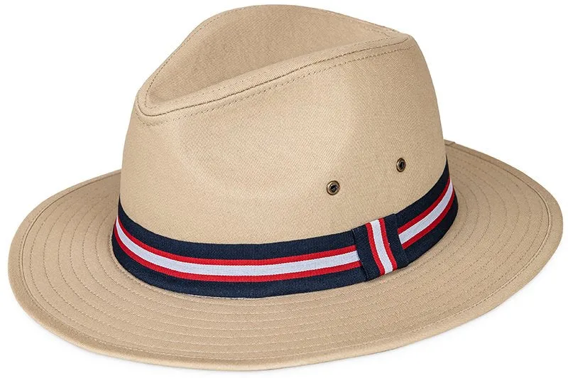 Mens Cotton Fedora Hat